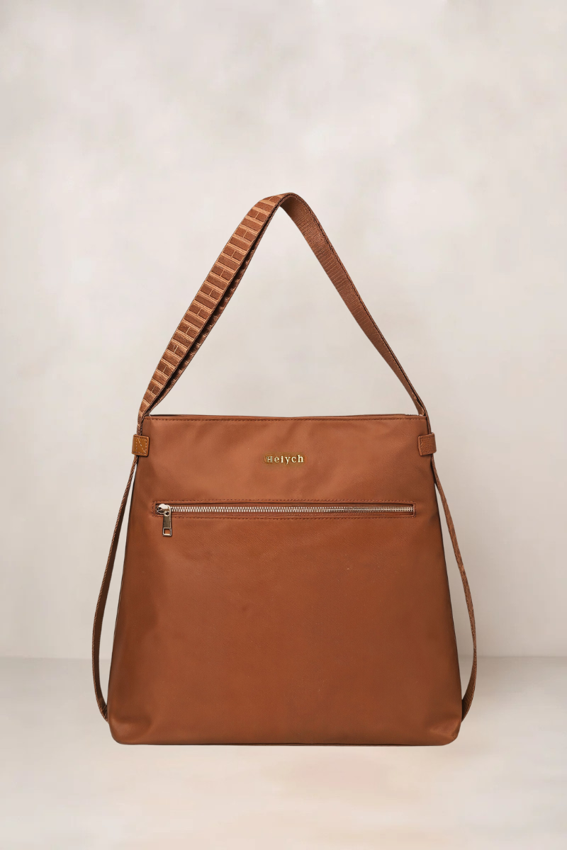 Tan Cognac tote backpack convert