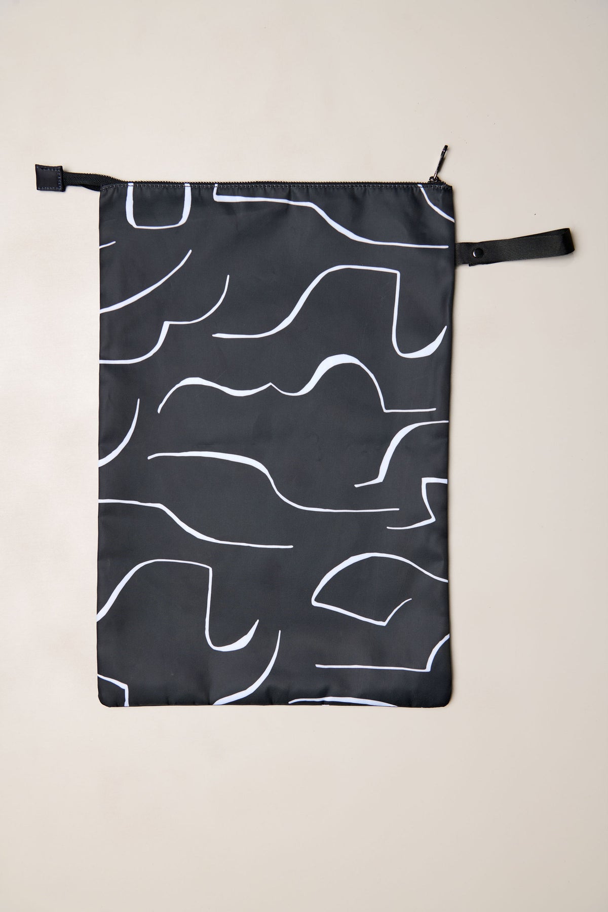 Black Heiych wet bag for swimwear and damp items