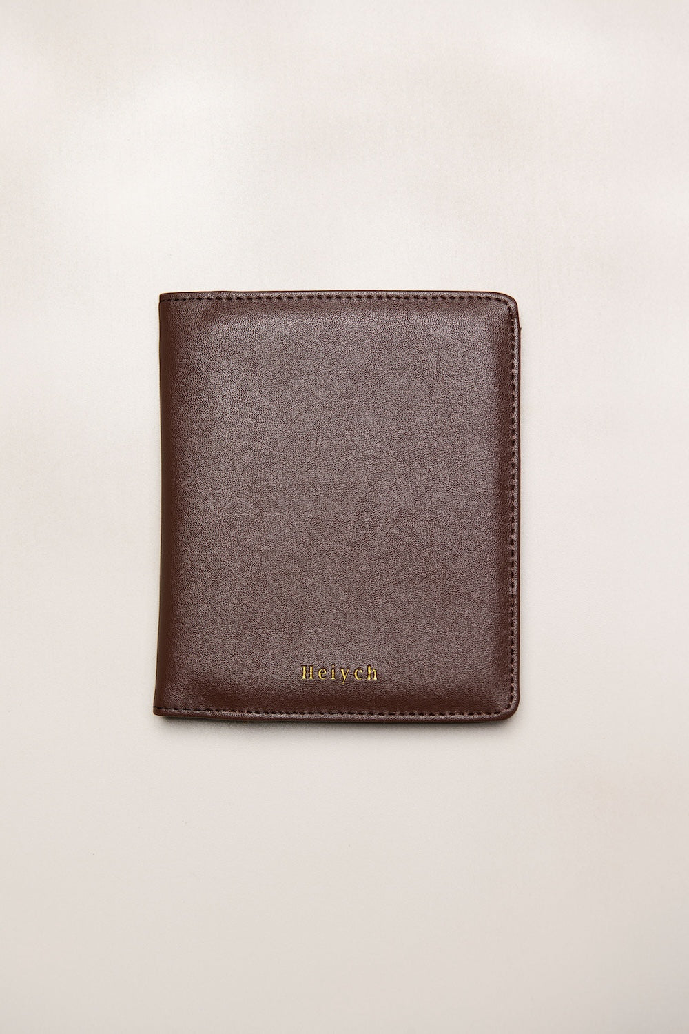 Chocolate Heiych passport wallet with card slots