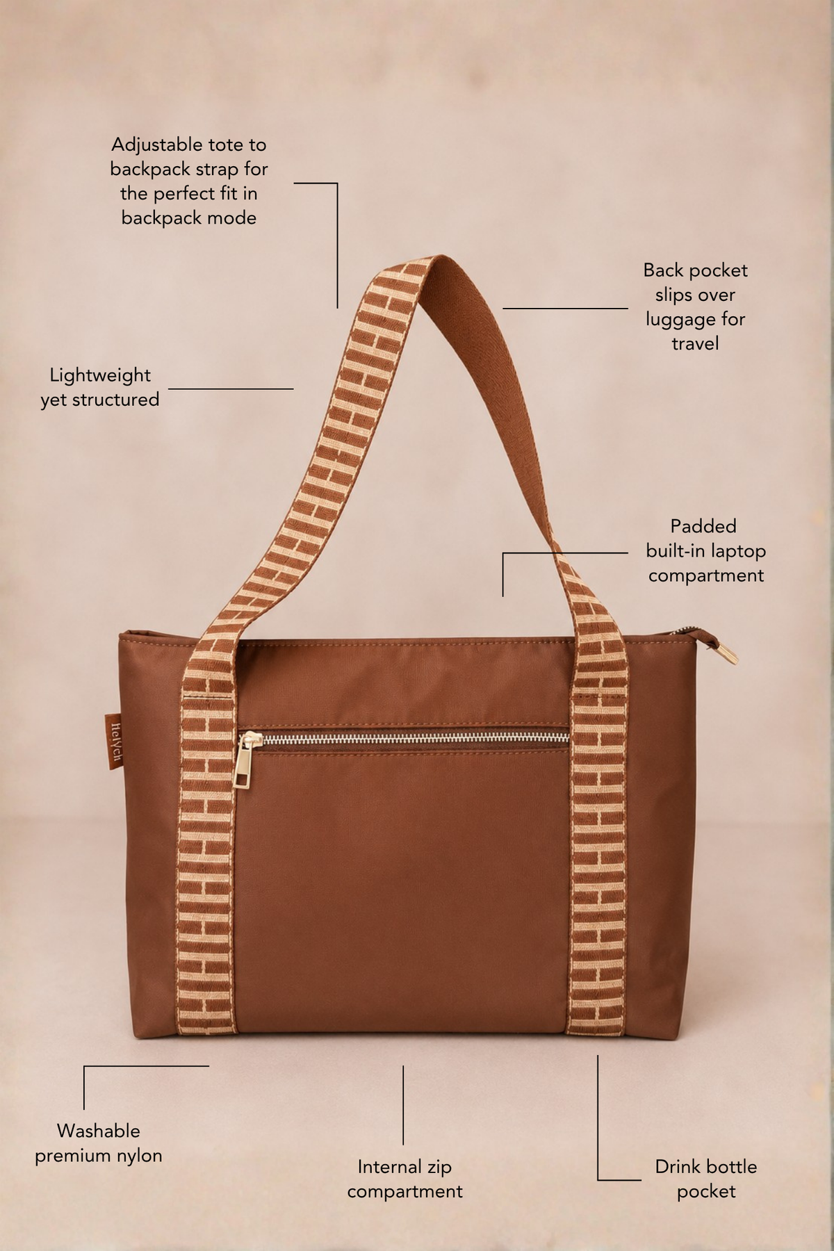 Cognac Mini H-Commuter