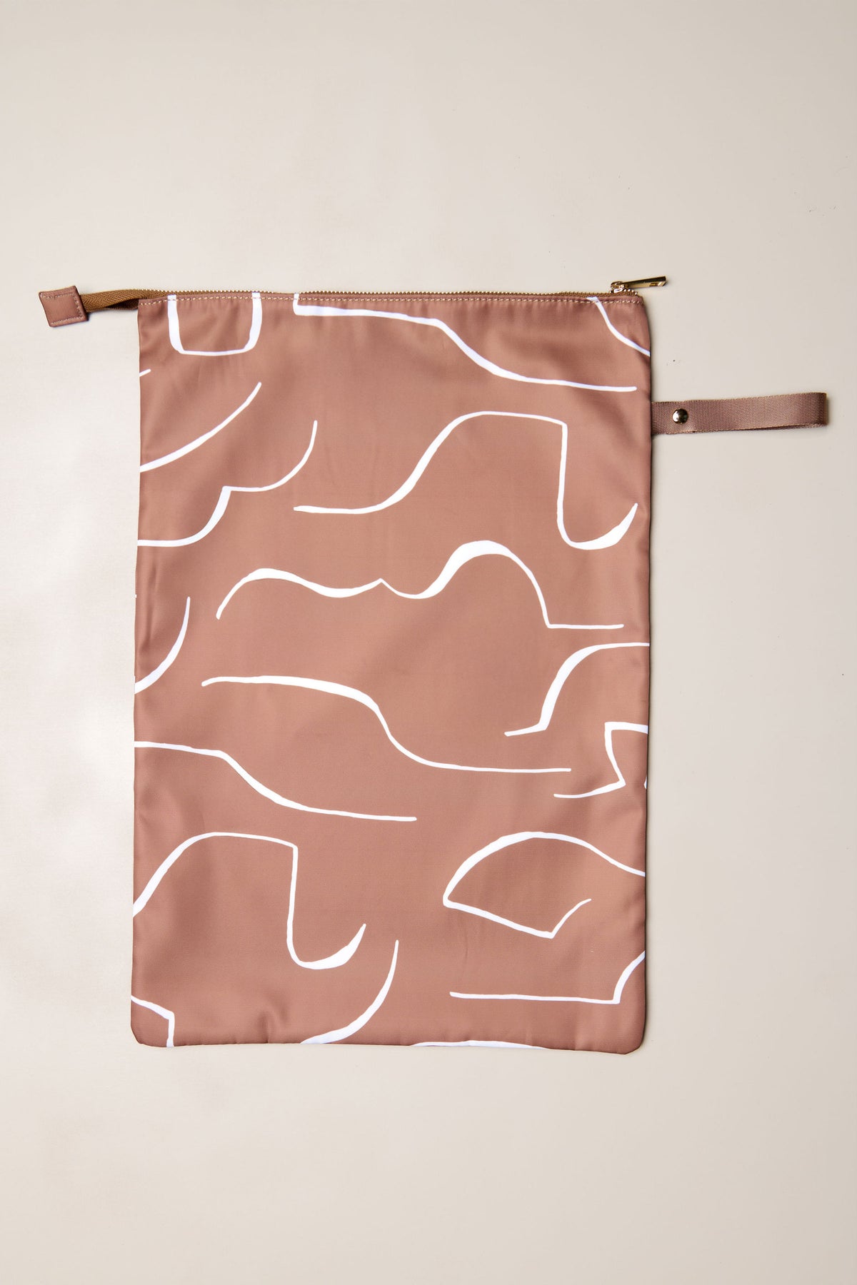 Tan Heiych wet bag for swimwear and damp items