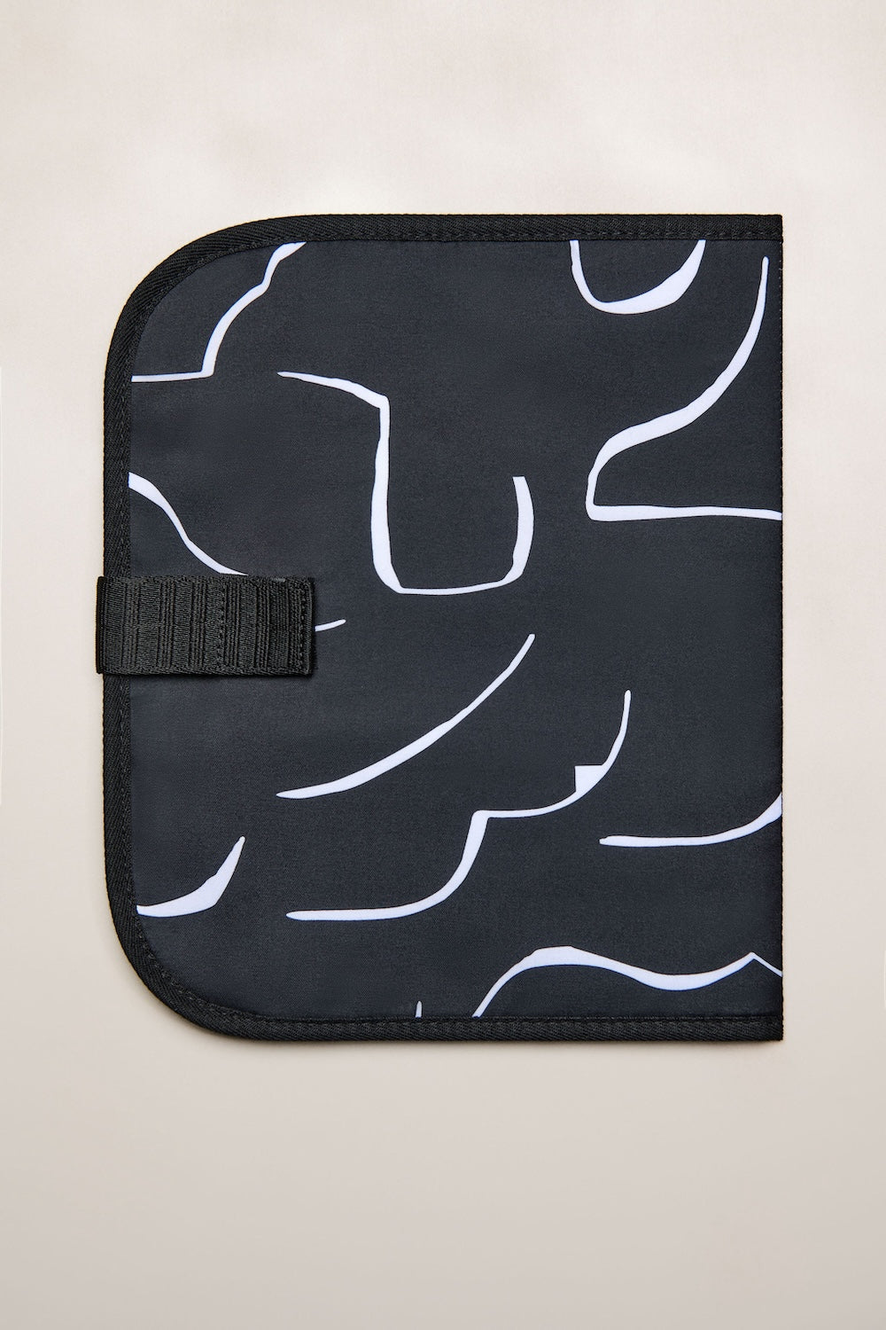 Black Heiych change mat and laptop sleeve